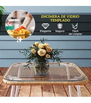 Mesa de Ratán