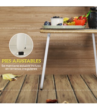 Mesa de Ratán
