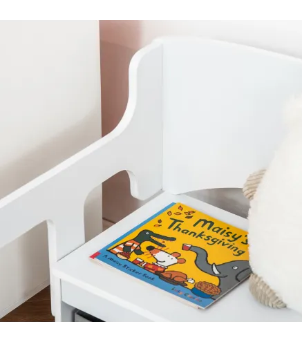 2 en 1 Banco de Madera Infantil