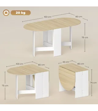 Mesa Comedor Plegable