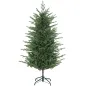 Árbol de Navidad Artificial 150 cm con 1186 Ramas y Soporte Metálico Plegable Fácil Montaje para Salón Interior Verde