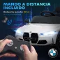 Coche de Batería para Niños 12V BMW M4 con Mando a Distancia Faros Bocina Música Velocidad 3-5 km/h Blanco
