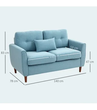 Sofá Dos Plazas