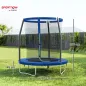 Cama Elástica Infantil Trampolín para Niños +6 Años con Red de Seguridad Ø183x200 cm Azul