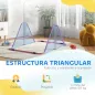 Barra de Gimnasia Artística Plegable Altura Ajustable Equipo de Gimnasia para Entrenamiento en Casa Rosa