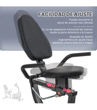 Bicicleta Estática Reclinada