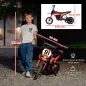 Moto Eléctrica para Niños 24V con Motor 250W Velocidad de 6-16km/h Ruedas de 12'' para Niños de 8-12 Años Rojo