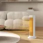 Calefactor Eléctrico Bajo Consumo 2000W con 3 Modos Termostato Regulable Protección contra Vuelcos y Sobrecalentamiento