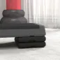 Step de Aeróbic Step para Fitness Antideslizante Altura Regulable 3 Niveles 77x36x20,5cm Gris y Negro