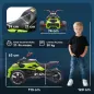 Quad Eléctrico para Niños 12V con 2 Motores Velocidad hasta 5 km/h 3 Ruedas Suspensión Verde Quad Eléctrico para Niños 12V con 2 Motores Velocidad hasta 5 km/h 3 Ruedas Suspensión Verde