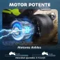 Quad Eléctrico para Niños 12V con 2 Motores Velocidad hasta 5 km/h 3 Ruedas Suspensión Verde