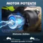 Quad Eléctrico para Niños 12V con 2 Motores Velocidad hasta 5 km/h 3 Ruedas Suspensión Verde Quad Eléctrico para Niños 12V con 2 Motores Velocidad hasta 5 km/h 3 Ruedas Suspensión Verde