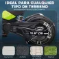 Quad Eléctrico para Niños 12V con 2 Motores Velocidad hasta 5 km/h 3 Ruedas Suspensión Verde Quad Eléctrico para Niños 12V con 2 Motores Velocidad hasta 5 km/h 3 Ruedas Suspensión Verde