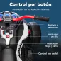 Quad Eléctrico para Niños 12V con 2 Motores Velocidad hasta 5 km/h 3 Ruedas Suspensión Negro y Blanco