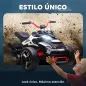 Quad Eléctrico para Niños 12V con 2 Motores Velocidad hasta 5 km/h 3 Ruedas Suspensión Negro y Blanco