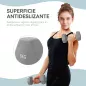 Juego de 2 Mancuernas Hexagonales de 2 x 6 kg de Metal Recubiertas en Plástico para Entrenamiento en Casa Gimnasio Gris Juego de 2 Mancuernas Hexagonales de 2 x 6 kg de Metal Recubiertas en Plástico para Entrenamiento en Casa Gimnasio Gris