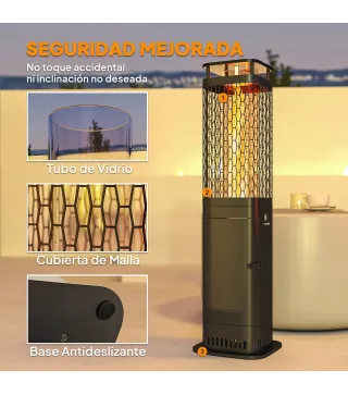 Estufa Pellets Exterior