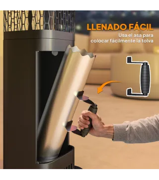 Estufa Pellets Exterior