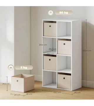 Estantería con Cubos