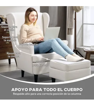 Sillón con Reposapiés