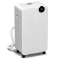 Deshumidificador 12L/día Depósito de Agua 2,1L Pantalla LED Temporizador 24 H Bloqueo Infantil hasta 12-25㎡ Blanco