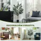Árbol Artificial de Laurel 150 cm Decoración para Hogar Oficina Balcón Dormitorio Verde