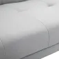 Sofá Cama 3 Plazas con Respaldo Ajustable de 3 Niveles Reposabrazos Desmontable 181x77x78 cm Gris Claro