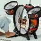 Batería para Niños de +3 Años con Taburete Tambores Bombo Platillo y Baquetas 59,5x31,5x59 cm Negro
