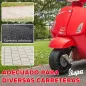 Moto Eléctrica para Niños de 2-6 Años con Batería 6V Faro Bocina y Ruedas Auxiliares Rojo