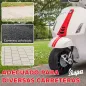 Moto Eléctrica para Niños de 2-6 Años con Batería 6V Faro Bocina y Ruedas Auxiliares Blanco