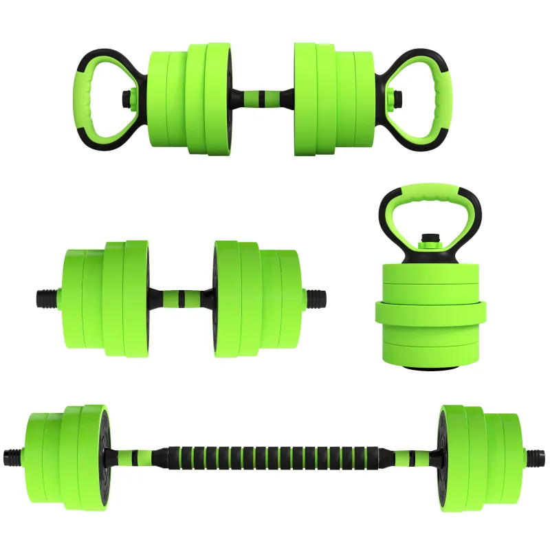 Juego de Mancuernas Ajustables 30 kg 4 en 1 como Kettlebell Barra Mancuernas Soporte para Flexiones para Gimnasio Casa Juego de Mancuernas Ajustables 30 kg 4 en 1 como Kettlebell Barra Mancuernas Soporte para Flexiones para Gimnasio Casa
