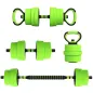 Juego de Mancuernas Ajustables 30 kg 4 en 1 como Kettlebell Barra Mancuernas Soporte para Flexiones para Gimnasio Casa