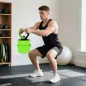 Juego de Mancuernas Ajustables 30 kg 4 en 1 como Kettlebell Barra Mancuernas Soporte para Flexiones para Gimnasio Casa