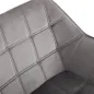 Butaca de Salón Moderna Tapizado en Terciopelo con Patas de Madera Sillón Relax para Sala de Estar Gris