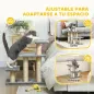 Escalera para Gatos de 3 Peldaños Altura Ajustable con Postes Rascadores y Bola Colgante Carga 10 kg 52x34,5x54 cm Gris Escalera para Gatos de 3 Peldaños Altura Ajustable con Postes Rascadores y Bola Colgante Carga 10 kg 52x34,5x54 cm Gris