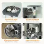 Árbol Rascador para Gatos con Plataforma Torre Escalador para Gatos con Cama Cuevas Postes de Sisal 60x48x202 cm Gris Árbol Rascador para Gatos con Plataforma Torre Escalador para Gatos con Cama Cuevas Postes de Sisal 60x48x202 cm Gris
