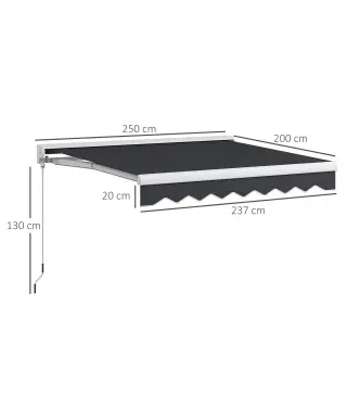 Toldo Eléctrico Retráctil