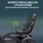 Kart a Pedales para Niños 3-8 Años con Asiento Regulable en 4 Posiciones y Ruedas de EVA 100x58x58,5 cm Negro