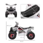 Quad Eléctrico para Niños 6V Quad para Niños de 18-36 Meses con Avance y Retroceso Velocidad de 2,5 km/h Blanco