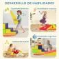 Juego de 6 Bloques de Espuma para Niños con Base Antideslizante para Escalar y Gatear Multicolor