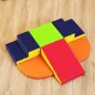 Juego de 6 Bloques de Espuma para Niños con Base Antideslizante para Escalar y Gatear Multicolor