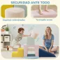 Juego de 8 Bloques de Espuma para Niños con Fundas de Terciopelo Lavables para Escalar y Gatear Multicolor
