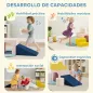 Juego de 8 Bloques de Espuma para Niños con Fundas de Terciopelo Lavables para Escalar y Gatear Multicolor