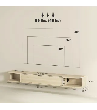 Mueble TV Suspendido