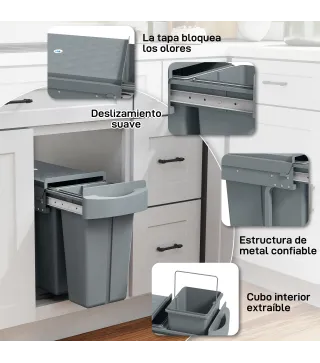 Cubo Basura Extraíble