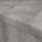 Baúl de Almacenaje para Dormitorio Plegable 84L Tapizado de Lino Sintético con Tapa para Salón 76x38x38 cm Gris Claro