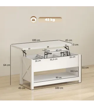 Mesa Centro Elevable