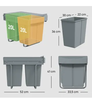 Cubo Basura Extraíble