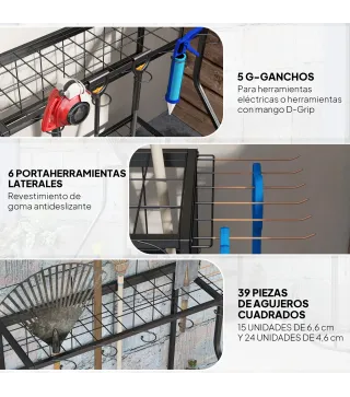 Organizador Herramientas Jardín