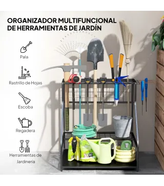 Organizador Herramientas Jardín